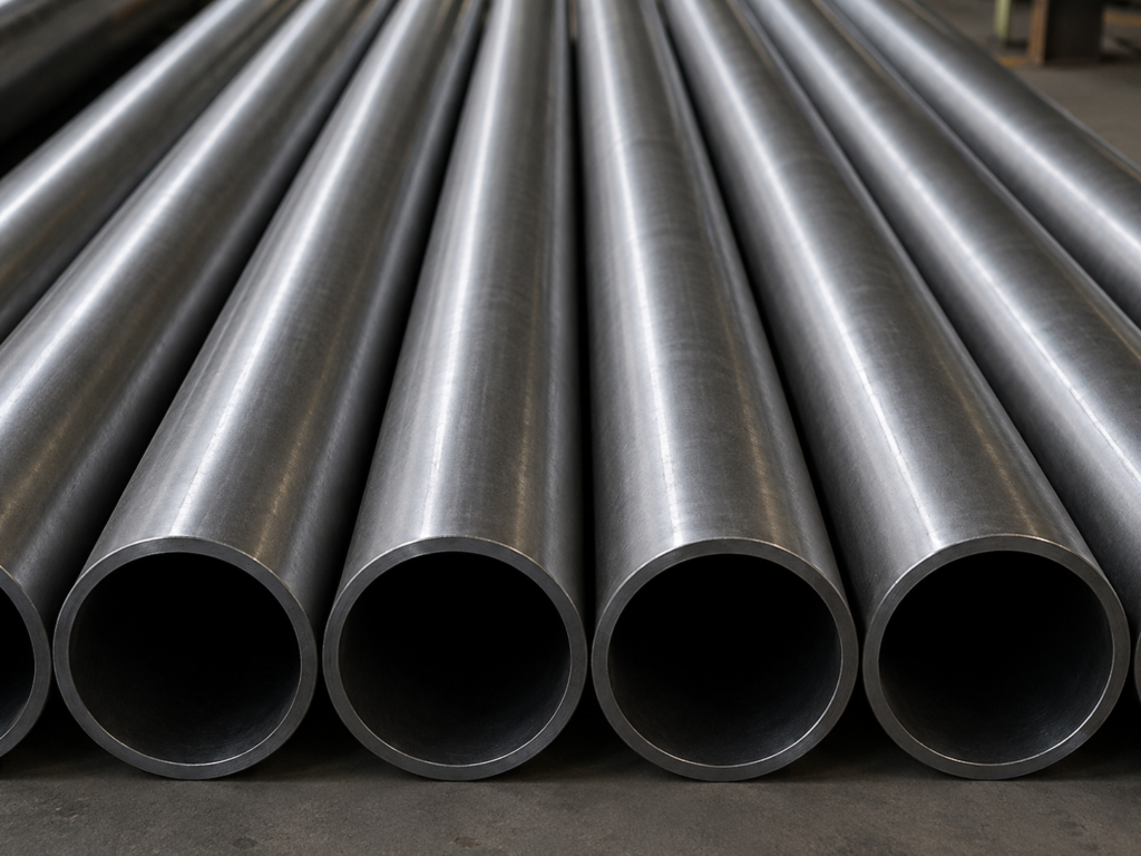 Induction Hardened & Hard Chrome Plated Tubes / Precision Hollow Shafts for Hydraulic Applications